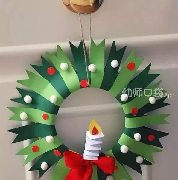 吊饰幼儿园教室吊饰简单环保,用废旧物品做关于冬天的手工吊饰