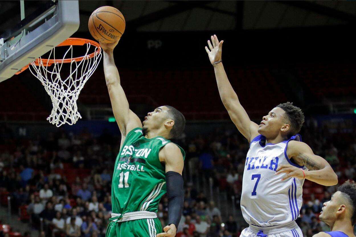 塔图姆第一个赛季打入季后赛,nba选秀2017塔图姆