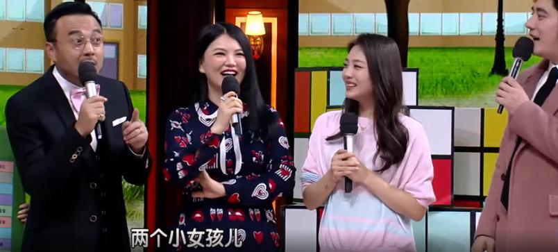 田亮女儿森碟和李湘女儿王诗龄,李湘和四岁女儿一起上节目