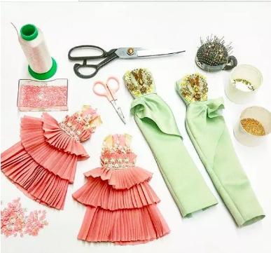芭比娃娃手工制作鞋子,手工制作的芭比娃娃衣服