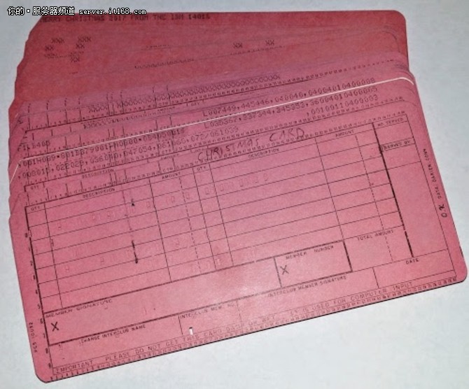 老式IBM1401大型机做圣诞贺卡竟这么复杂