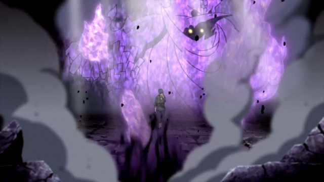 火影忍者佐助死的那一幕,天照烧不死人的佐助