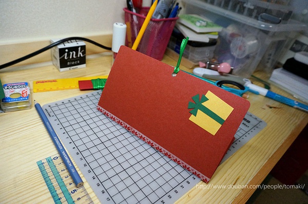 制作圣诞贺卡的文章,圣诞贺卡手绘制作日式