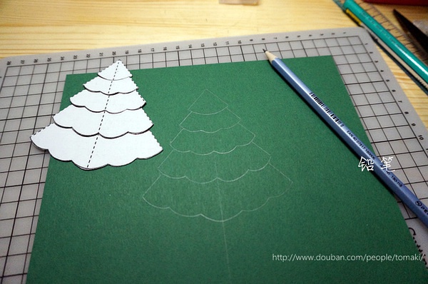 制作圣诞贺卡的文章,圣诞贺卡手绘制作日式