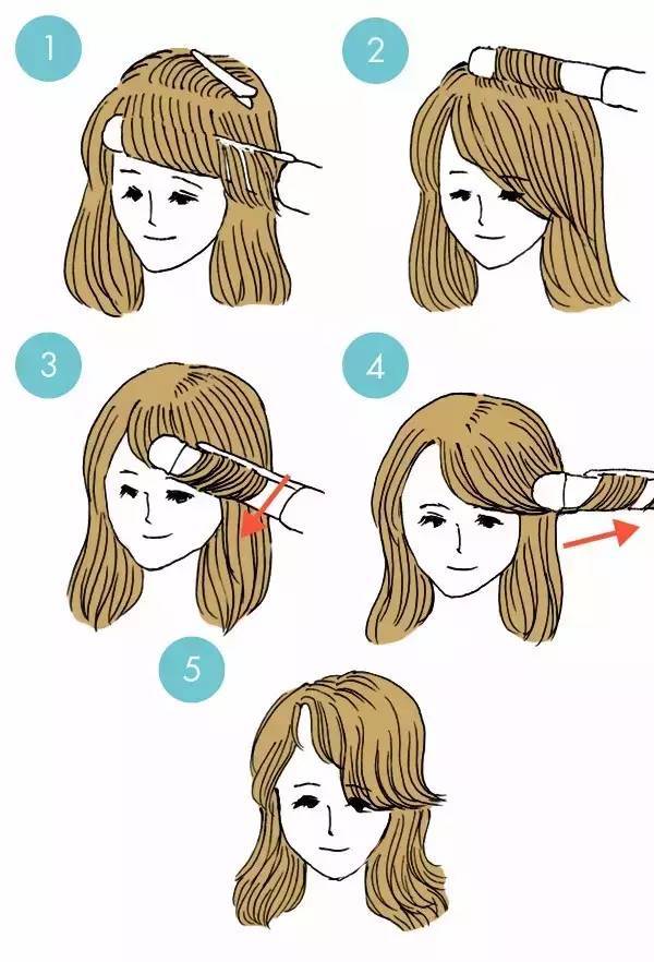 怎么把刘海变成美丽又简单的刘海,刘海怎么弄才可以变成好看的刘海