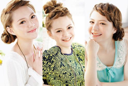 刘海清新编发教程简单,刘海长发简单减龄编发