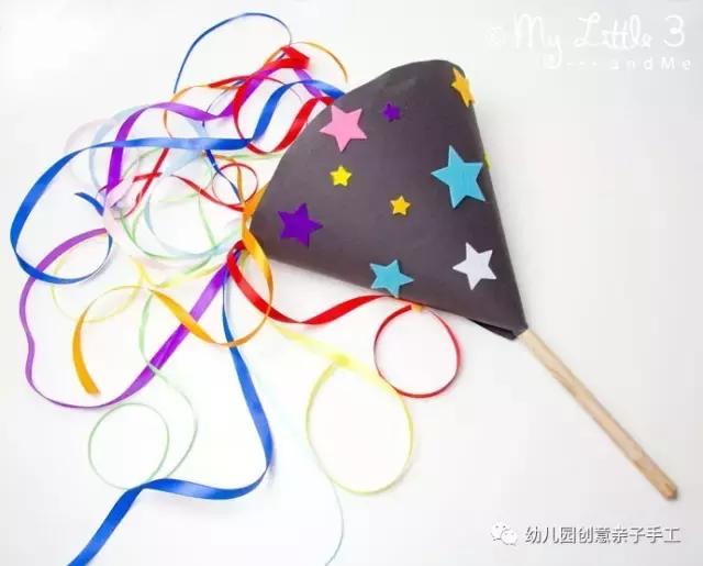 幼儿园元旦手工制作：鞭炮灯笼卡纸舞龙等，8个教程“年味”十足