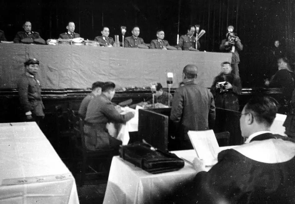 在南京被枪决的战犯,南京审判被判死刑战犯真实录像