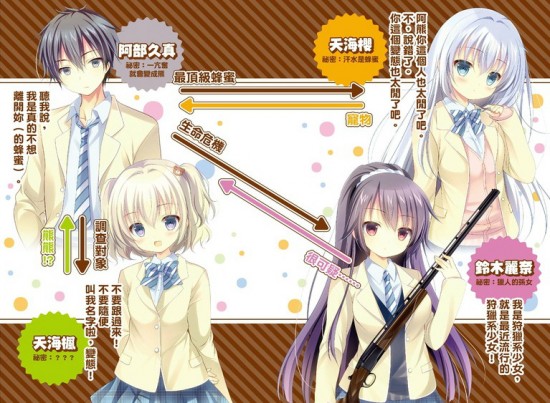 《渣熊出没！蜜糖女孩请注意！》甜美滑润的超危险校园恋爱喜剧！