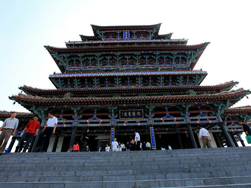 中国古代四大名楼鹳雀楼,中国古代四大名楼之首越王楼