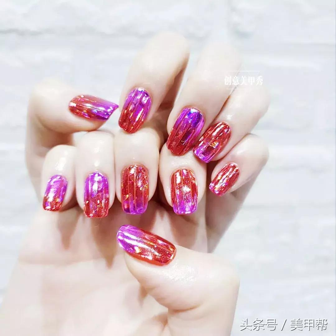 好看的美甲图片2021网红爆款美甲,2017年8种爆款美甲你做过几种