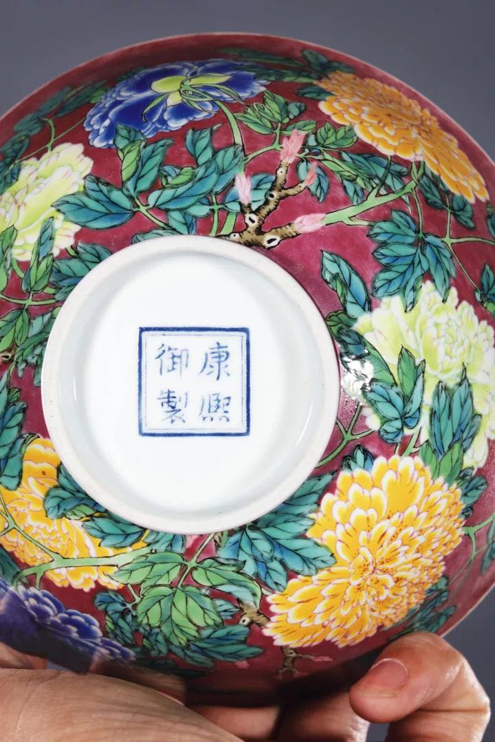 拍卖2000多万的珐琅彩,五六十年代的掐丝珐琅彩瓷器