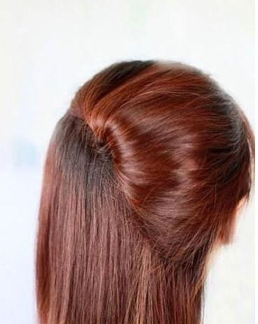 韩式公主头发型图解,韩式公主头扎头发视频