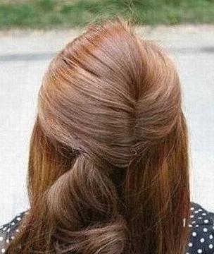 韩式公主头发型图解,韩式公主头扎头发视频