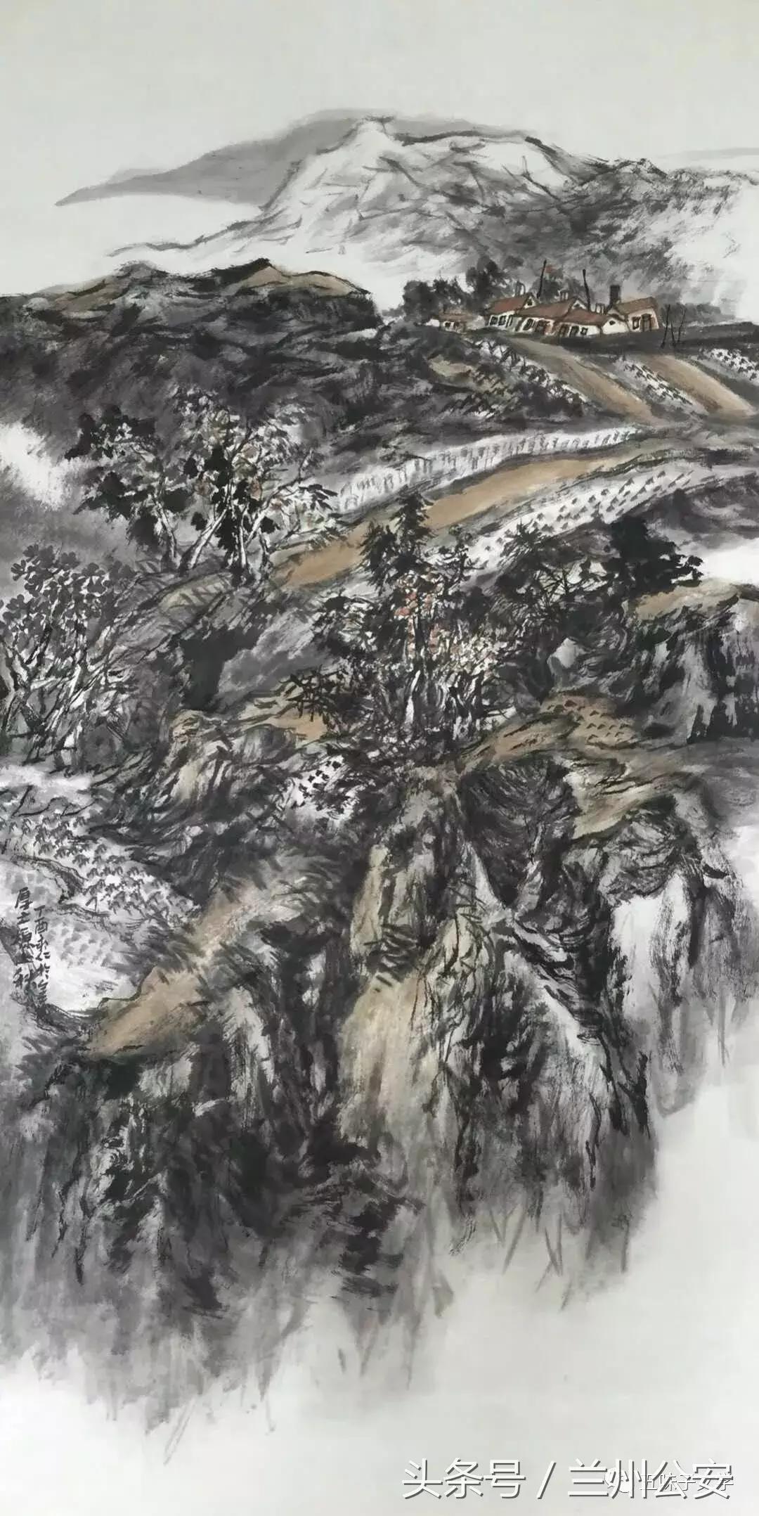 视角艺术：画笔书写大山豪情演绎生命！