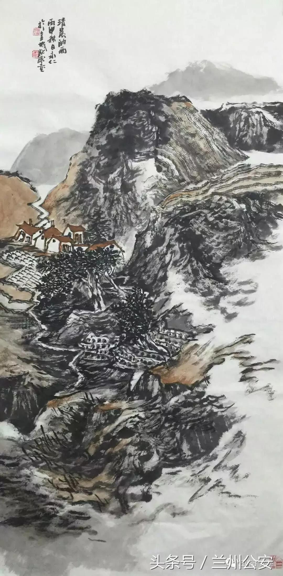 视角艺术：画笔书写大山豪情演绎生命！