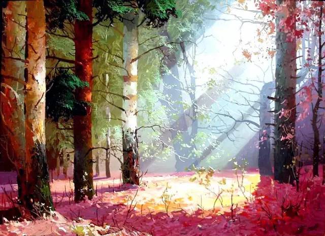 十大惊艳的风景油画,十大惊艳风景的油画