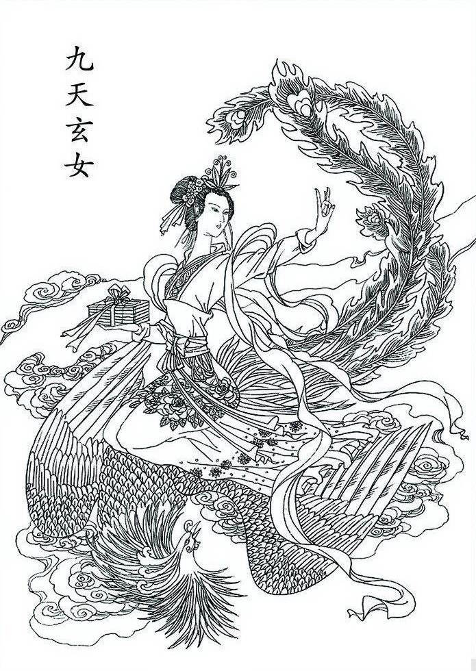 中国神仙体系和道教神仙体系,中国道教神仙谱系全图大全