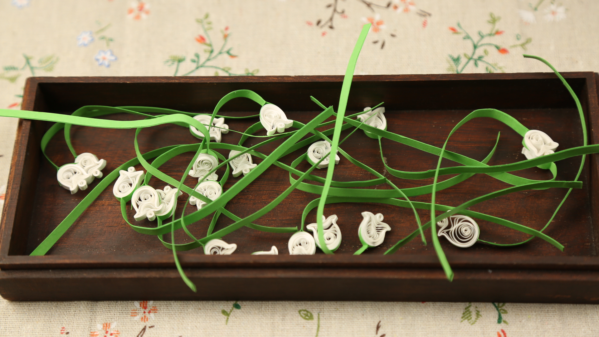 10种衍纸花,衍纸手工作品简单花