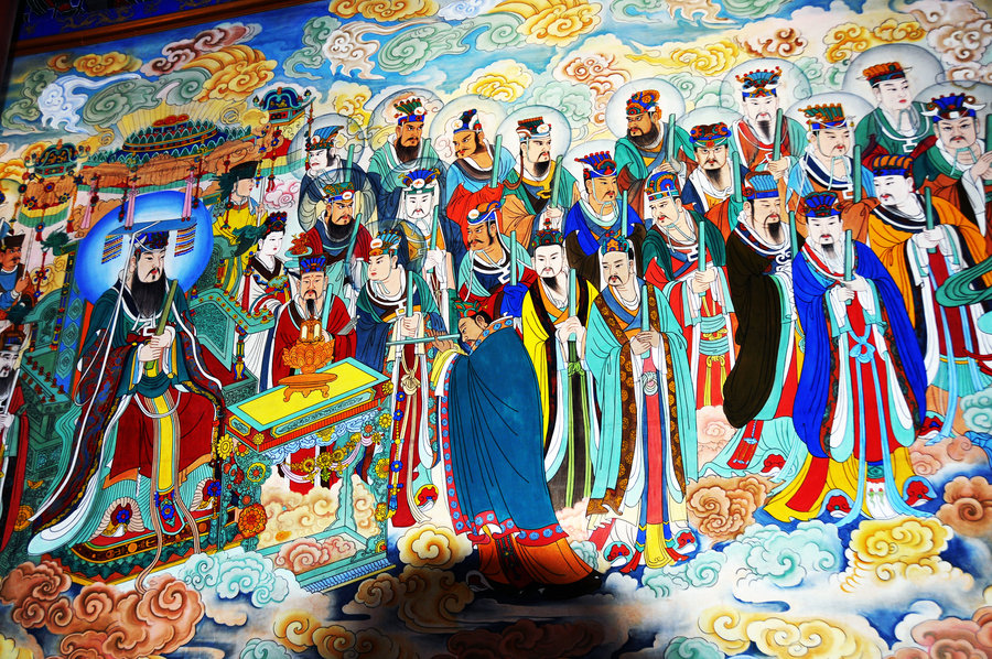 中国神仙体系和道教神仙体系,中国道教神仙谱系全图大全