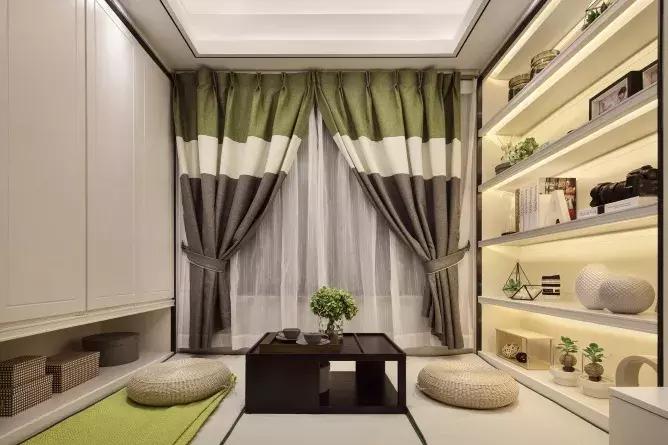 现代简约三室二厅两卫装修效果图,80平米两室一厅现代简约风简装图