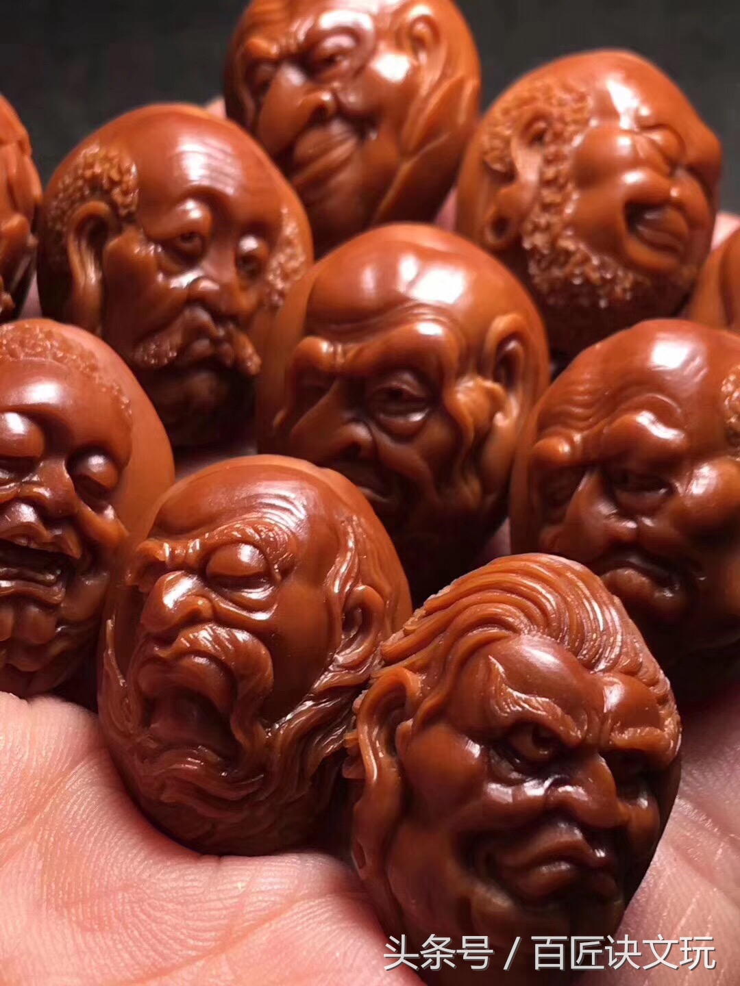 橄榄核十八罗汉怎么辨认,橄榄核十八罗汉的盘玩方法