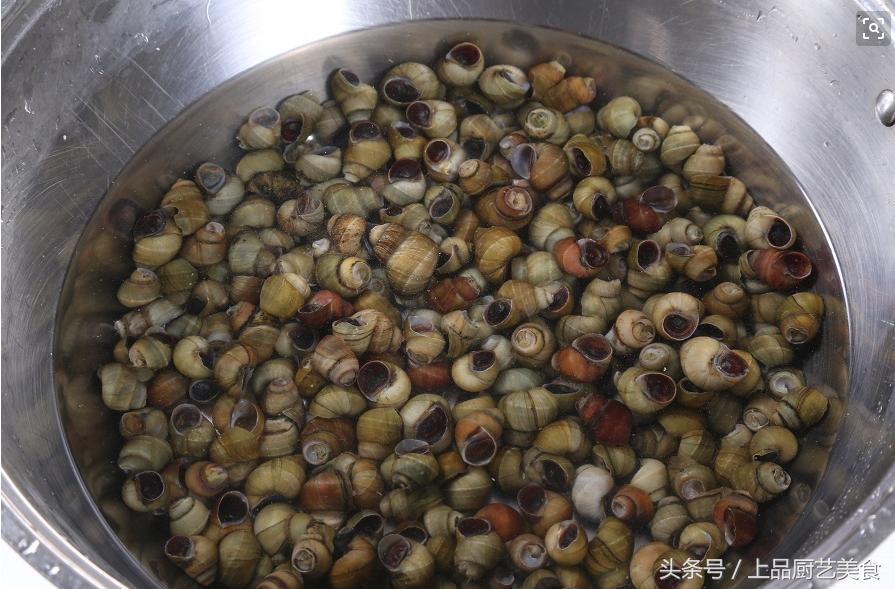 在河边捡田螺炒田螺好吃,炒田螺不带田螺盖的办法