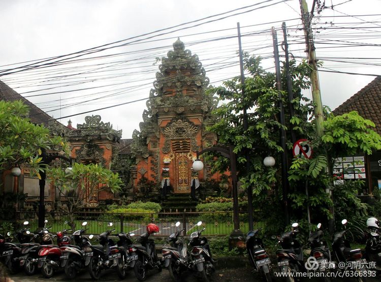 印度尼西亚巴厘岛印度教寺庙,巴厘岛最田园的热带风景