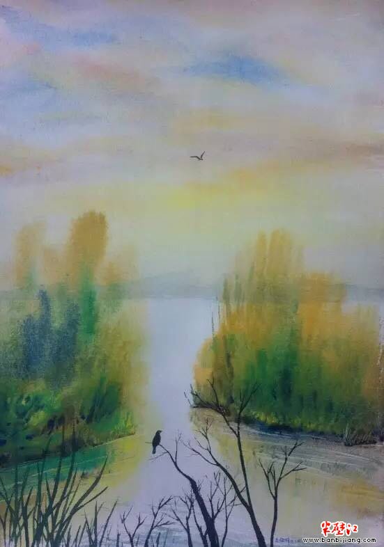 空寂灵动水意画，时尚生活大氧吧--专访西安著名青年画家王徵明先生