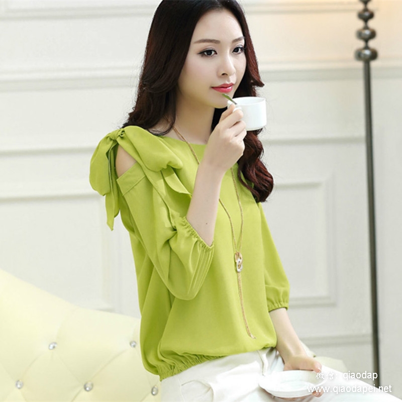 有哪些好看的雪纺衫,又一款好看的雪纺衫