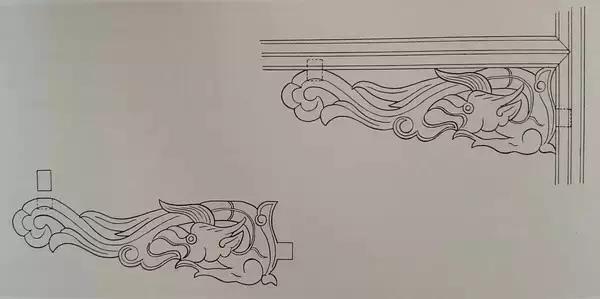 霸王枨榫卯结构图,粽角榫内部结构