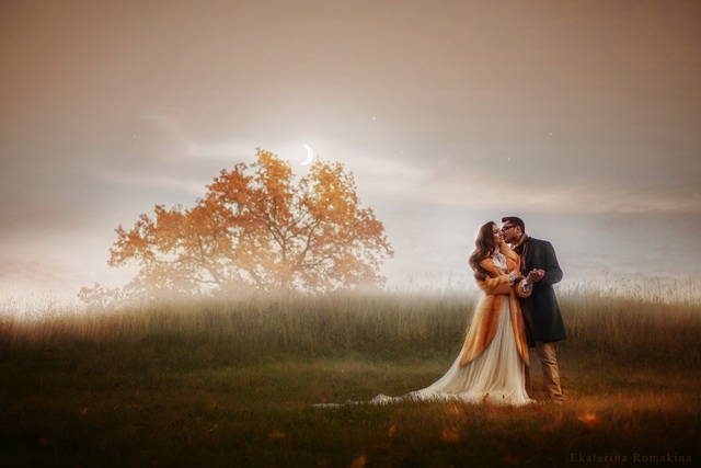 欧美创意唯美婚纱照,国外婚纱照摄影作品