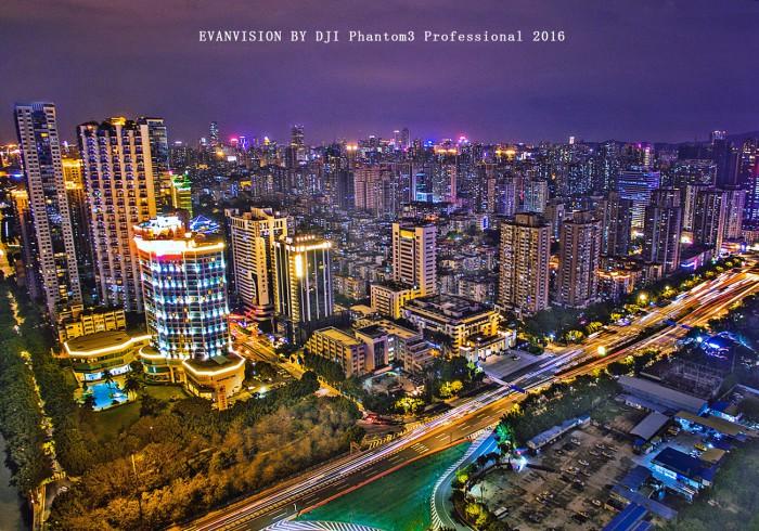 航拍夜景十大技巧,大量航拍夜景技巧和方法