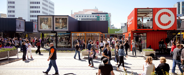 基督城最大的商业中心,基督城集装箱