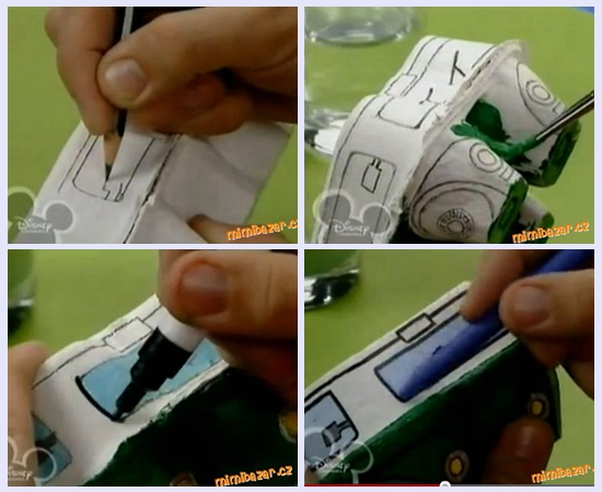 废品制作汽车总动员,汽车总动员卡片制作