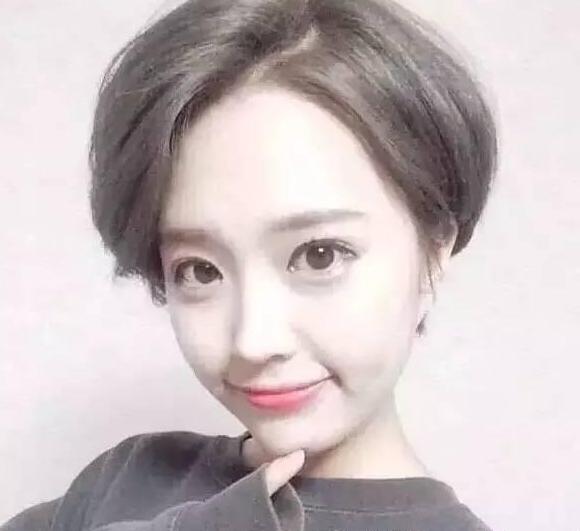 2017韩国中发蛋卷头,韩版小清新lob头