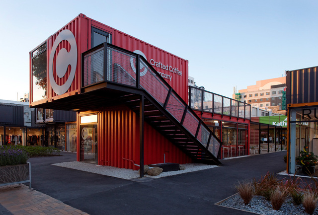 基督城最大的商业中心,基督城集装箱