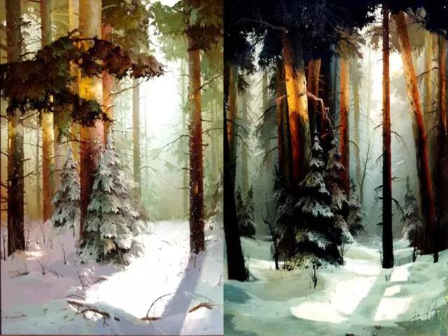 十大惊艳的风景油画,十大惊艳风景的油画