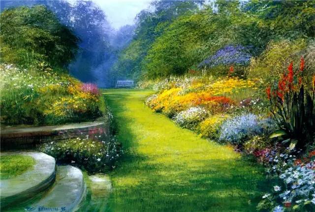 十大惊艳的风景油画,十大惊艳风景的油画