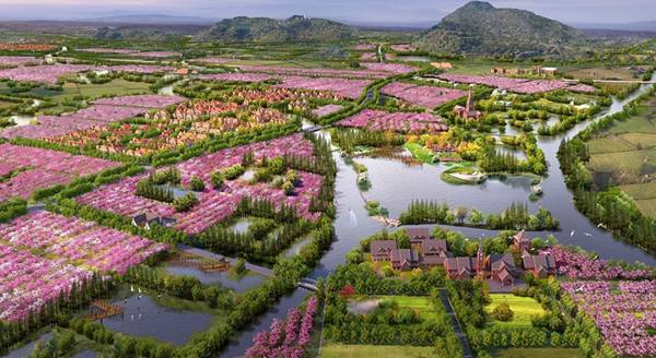 龙泉驿区幸福美丽乡村建设,龙泉驿阳光村乡村振兴项目