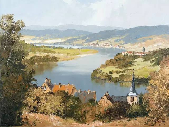 十大惊艳的风景油画,十大惊艳风景的油画