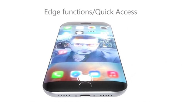 苹果7p曲面屏,苹果7概念机屏幕可展开