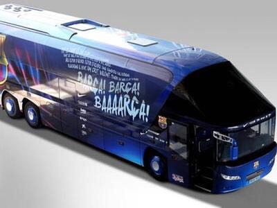顶级俱乐部大巴,顶级球队大巴车