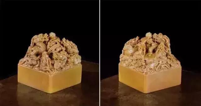 田黄石印章鉴别方法及价格,田黄石素面六面小印章价值