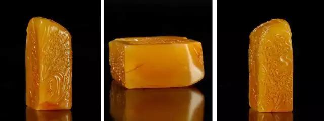 田黄石印章鉴别方法及价格,田黄石素面六面小印章价值