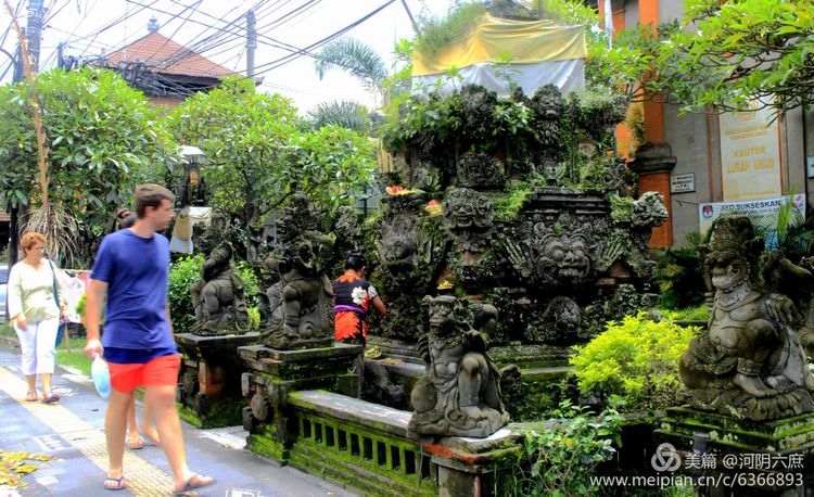 印度尼西亚巴厘岛印度教寺庙,巴厘岛最田园的热带风景