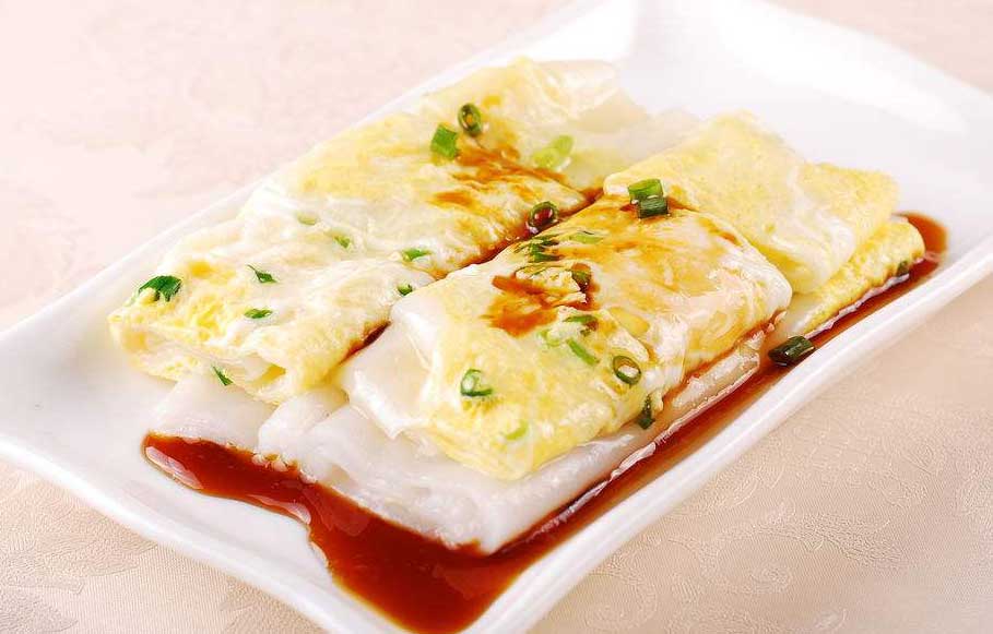 如何在家自制爽滑细嫩的肠粉,2分钟学会做肠粉技术