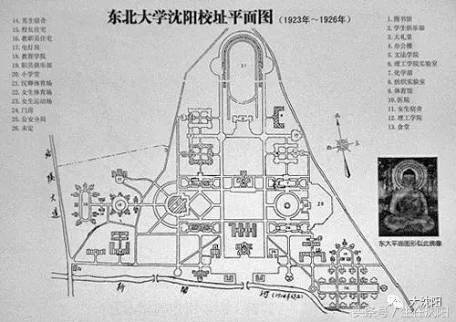 东北大学旧址参观路线图,东北大学旧址汉卿体育场