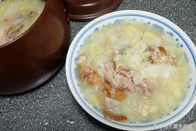 烤鸭架炖鸭汤的最佳搭配,烤鸭的鸭架熬汤怎么做好吃