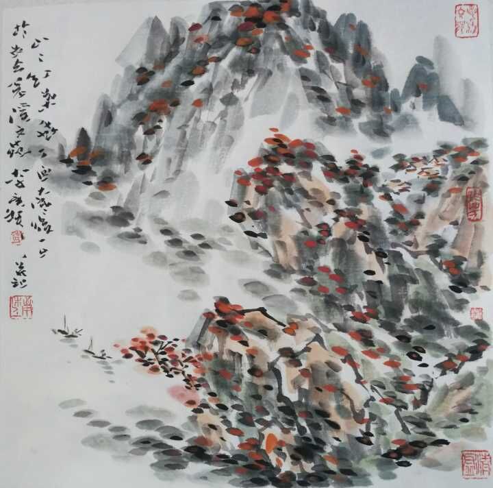 画家李庚一日一画,画家李庚作品价值